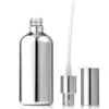 15ml 30ml 100ml Essential Oil Spray Bottle Bright Silver Fine Mist Perfume Atomizer Refillable Empty Glass Bottle shampoo NEW - Image 4