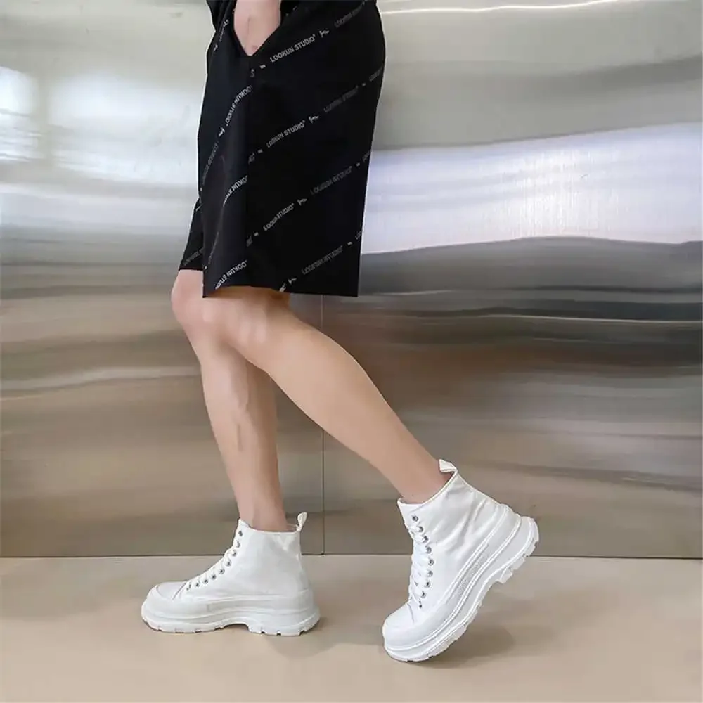 With Lacing Thick-heeled Boots Shoes Man Boots Sneakers Running Shoes For Men Sports High Tech Fashion-man Trend Snackers