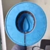 Women's suede 10cm wide Brim Fedora hat Men's autumn and winter felt jazz hat Classic suede Fedora Sombrero - Image 5