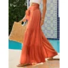 Spring Autumn High Waist Lace Up Wide Leg Skirt Pants Women Loose Casual Fashion All-match Solid Color Trousers Female Clothes - Image 2