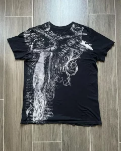 Y2K Tshirt New Harajuku Retro Hip Hop Skull Printing Oversized T shirt Mens Womens Short Sleeved Gothic Clothing Tops Streetwear - Image 5