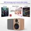 80W 2.0 Active Speakers Bookshelf Bluetooth Speaker Hi Fi Home Theater Wooden Music Soundbox For TV PC Subwoofer Bass Effect USB - Image 3