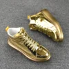 men luxury fashion platform boots gold silver patent leather shoes stage nightclub dress brand designer personality ankle botas - Image 2