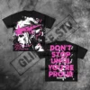 American new graphic t shirts for women and men Oversized Y2k Tops Korean Goth T shirt Couples vintage Sweatshirt women clothes - Image 3