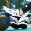 Shoes Leather Men's Sneaker Men Non-Slip Training Basketball Shoe Breathable Gym Training Athletic Basketball Sneakers For Women - Image 5