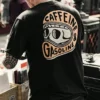 Gothic Harajuku Biker Skull Graphic Men T-shirts Oversized Cotton Tee Fashion Short Sleeve Tops Dark Punk Skulls Retro T Shirt - Image 4