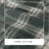 2024 Spring Autumn New Pure Cotton Casual Plaid Long Sleeve Shirts for Men Clothing Simple Soft Streetwear FY6105 - Image 3