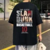 2024 New Short Sleeved T-shirt Men's Trendy Brand Pure Cotton T-shirt Casual Loose American Letter Round Neck Half Sleeves - Image 2