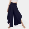 Women Wide Leg Pants Loose Fitness Split Trousers Mandala High Waisted Open Leg Pants Comfort Gypsy Hippie Aladdin Harem Pants - Image 4