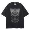 Hip Hop Streetwear Men T-Shirts Gothic Vintage Washed T Shirts 100% Cotton Casual Tank Tops Summer Sleeveless Tops Unisex Vest - Image 2