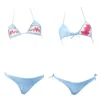 Women Sexy Bikini Set Shark Print Swimwear Bathing Suit Bra Top with Panties Female Minimal Coverage Swimsuit Lingerie Underwear - Image 2