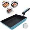 Thickened Japanese Omelette Pan / Tamagoyaki Pan, Non-stick Rectangle Mini Egg Frying Pan - Cast Iron / Aluminum Alloy - Image 5