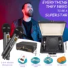 SD2109 Retro High-quality Bluetooth Speaker Wireless Portable Home Theater KTV Outdoor Suitcase Karaoke Microphone Speakers - Image 5