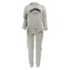 Women Printed Fashion Casual Sweatshirt Set Two Piece Sports Sweatshirt With Multiple Pockets Pants Female Autumn Streetwear - Image 5