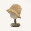 Fashion Summer Handmade Raffia Straw Hat For Women Elegant Letter Hat Beach Wide Brim Boater Bucket Hat Designer Hats Chapeau - Image 6