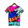 Hip Hop Street T-shirt Men's 3D Graffiti Print Short Sleeve Fashion Personality Men's T-shirt Round Neck Quick Drying Sportswear - Image 5