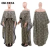 CM.YAYA Activewear Zebra Sweatsuit Women's Set Irregular Cape Cloak and Pants Suit Street Tracksuit Two Piece Set Fitness Outfit - Image 6