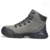 HUMTTO Warm Wool Boots for Men Winter Work Rubber Ankle Boots Black Platform Mens Sneakers Luxury Designer Tactical Safety Shoes - Image 2