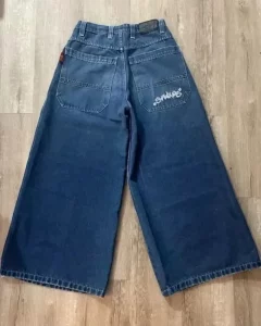 American New Vintage Oversized Print Loose Jeans Y2K Street Fashion Harajuku Hip-hop Punk Style Casual Trousers Men And Women - Image 5