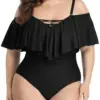 2022 Women New Swimsuit One Piece Plus Size Push Up Swimwear Large Big Plussize Swimming Suits Beachwear Bathing Suits