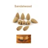 Fragrances Natural Smoke Tower Cone Bullet Backflow Incense Hollow Cones Aroma Diffuser Strong Air Freshener Dorm Essentials - Image 3