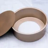 Round Cheese cake Pan 6-Inch & 8-Inch & 10-Inch cylinder-shaped with Removable Bottom Non-Stick Bakeware Cake mold Cake mould - Image 4