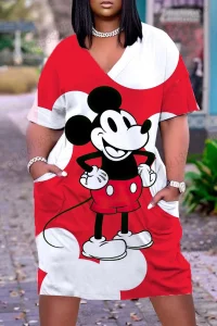 Disney Dresses Plus Size Xxxl Elegant Dresses for Women for Party Woman Elegant Dress 5xl Large Size Women's Clothing Chic 2022 - Image 2