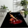 Music Is The Voice of The Soul Guitar Room Bedroom Floor Mat Carpet Rugs and Carpets for Home Living Room Decoration Rugs Carpet - Image 5