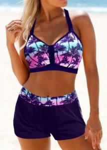 2023 New Women Retro High Waist Bathing Suit Swimsuit Female New Design Printing Bikini Swimwear Summer Two Piece Set Bath Suit - Image 3