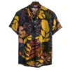 Hawaiian Cotton High Quality Shirts Men's Oversize Shirt Man Tiki Fashion Clothing Blouses Luxury Social T-shirts Free Shipping - Image 4