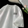 Men's Fashion Summer T-shirts Trend Brand Printed T-shirt Oversized Short Sleeve O-neck Male Tops Unisex T Shirt - Image 2