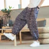 New Mens Hippie African Print Baggy Low Crotch Pants Casual Cotton Genie Boho Pants Men Hiphop Streetwear Traditional Trousers - Image 6