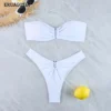 2024 New Bikini Women Swimsuit 2 Piece Swimwear Sexy Beachwear Cutout Bath Suit Bandage Bikinis Sets Biquinis Swimming Suits - Image 6