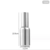 15ml 30ml 100ml Essential Oil Spray Bottle Bright Silver Fine Mist Perfume Atomizer Refillable Empty Glass Bottle shampoo NEW - Image 6