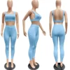 Vest Crop Top Tank Pants Suits for Joggers Woman Set 2 Piece Sets Womens Outfits Long Pants Gym Clothes Track Suits Fitness Sets - Image 6