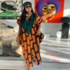 Plus Size African Long Dress for Women Elegant Lady Party Robe Traditional Ankara Dashiki Kaftan Gown Patchwork Casual Outfits - Image 2