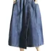 Max LuLu 2024 Spring Ladies Elegant Streetwear Womens Fashion Vintage Loose Denim Skirts Females Luxury Classic Casual Clothes