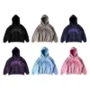 Hooded American retro zipper sweatshirt Gothic letter star print hoodie trendy men's casual jacket 2023 new product - Image 6