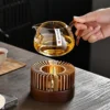 Tea Warmer Teapot Base Warmer Candle Heating Fruit Flower tea Insulated Tilting Kettle Warmer Cup tea Maker - Image 2