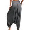 Solid Black Casual Y2K Womens Baggy Pants 2024 New Wide Leg Thai Hippy Boho Loose Aladdin Hippie Balloon Pants Trousers S-3XL - Image 5