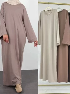 Ramadan Eid Hoodies Abaya Dubai Saudi Arabia Turkey Islam Muslim Modest Dress Prayer Clothes Women Kebaya Robe Femme Musulmane - Image 2