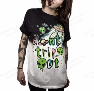 Women's T Shirt Alien 3d Print Tshirts Women Fashion T-shirt Short Sleeve Tops Tees Summer Ladies Tops Y2k Clothes Kawaii Funny - Image 6
