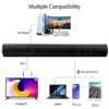 Wireless Bluetooth Sound Bar Speaker System Surround Stereo Home Theater TV Projector Super Power Speaker BS-10 BS-28A BS-28B - Image 2