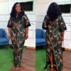 African Luxury Dresses Wedding Party Women short sleeve sequin Long Robe 2023 Evening Dress Dashiki Ankara Africa Lady Clothing - Image 3