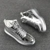 men luxury fashion platform boots gold silver patent leather shoes stage nightclub dress brand designer personality ankle botas - Image 4