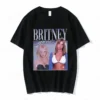 90s Singer Britney Spears T Shirt Men Women Fashion T-shirt Kids Hip Hop Tops Tees Cotton Summer Tshirt Music Album Tops Rapper - Image 4