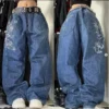American Vintage Popular Straight Wide Leg Jeans Women Y2K New Street Hip Hop Fashion Joker Mopping Loose Pants Denim Trousers - Image 4