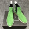 Winter Mens Genuine Lether Chelsea Boots Slip On Work Safety Shoes Cow Suede Ankle Boots Man Colors Biker Riding Boots - Image 3