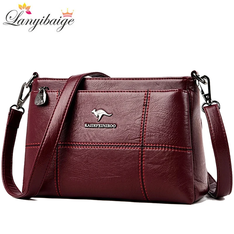 Three-layer Pocket Luxury Designer Handbag for Women 2021 New Purses And Handbags Fashion Shoulder Crossbody Bags Tote Bag