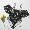 2022 Women New Swimsuit One Piece Plus Size Push Up Swimwear Large Big Plussize Swimming Suits Beachwear Bathing Suits - Image 5
